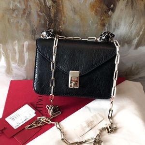 Valentino Garavani Small Panther Chain Flap Bag